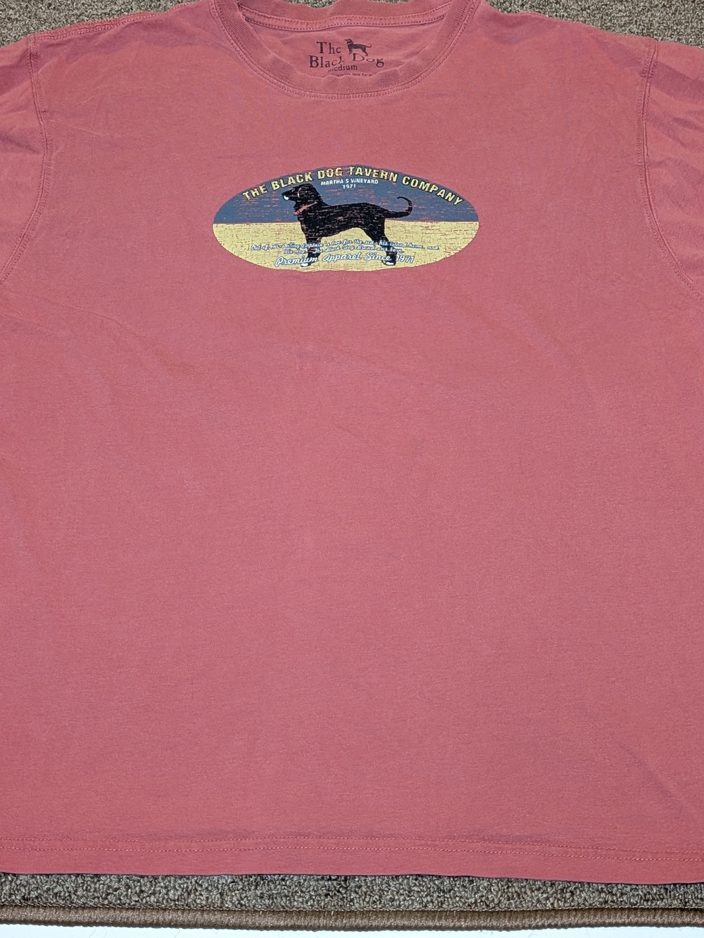 Vintage The Black Dog Tavern Shirt Medium MV Martha's Vineyard Distressed